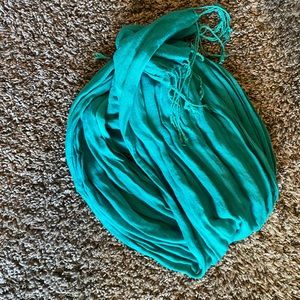 Teal scarf